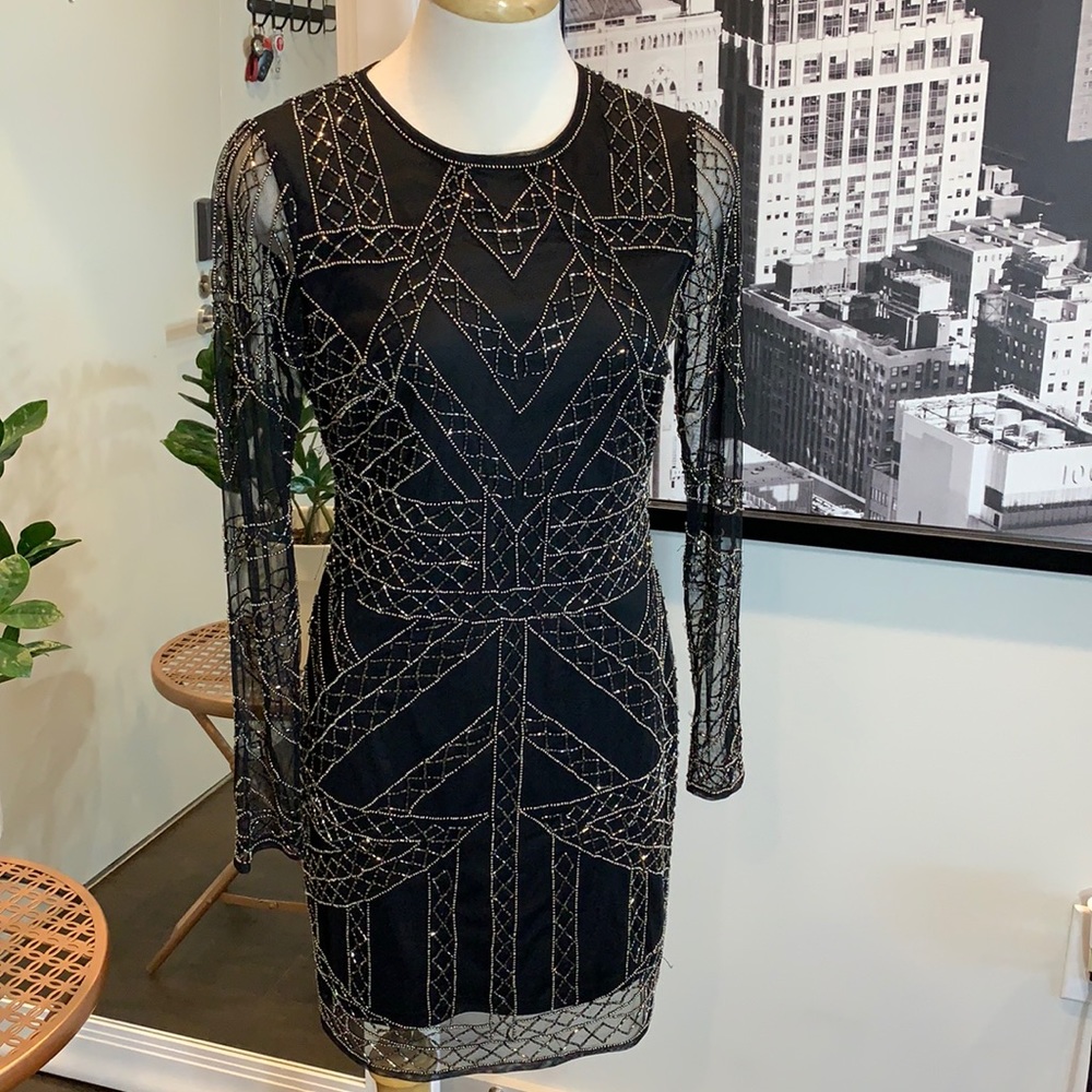 Gianni Bini Beaded Party Dress